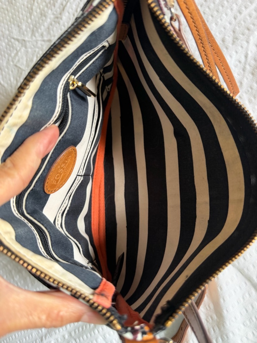 Fossil Sydney Floral print Crossbody Shoulder Bag - Picture 6 of 10
